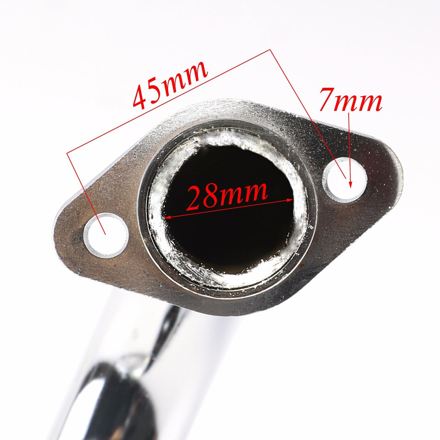 28mm exhaust muffler pipe for Pit Dirt bicycles 110cc 125cc Apollo Coolster CT70 XR50