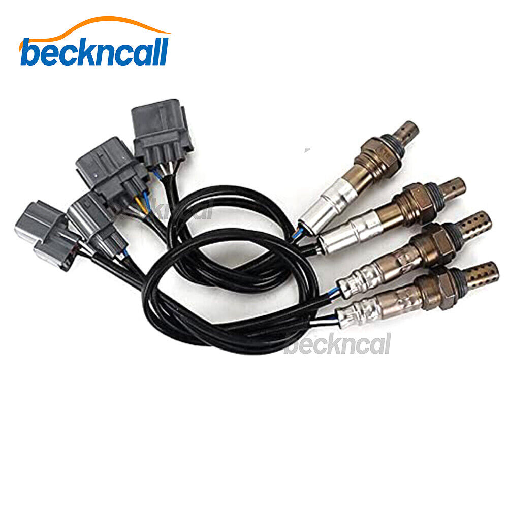 4PCS Oxygen O2 Sensor For 2005-2008 for Honda Pilot Ridgeline Accord Odyssey V6 3.5L