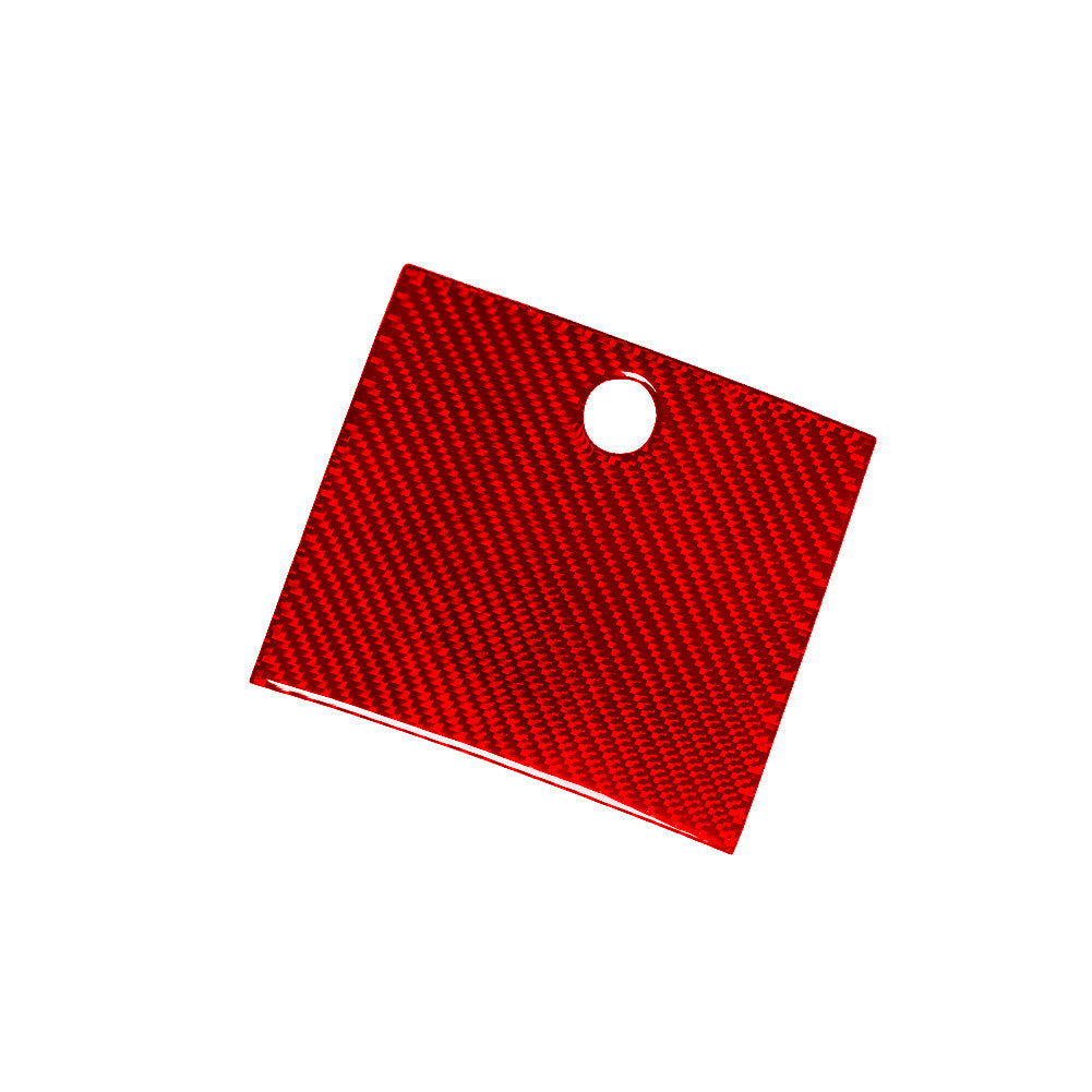 Red Carbon Fiber Rear Central Storage Trim Cover for Mercedes R-Class 2009-2012