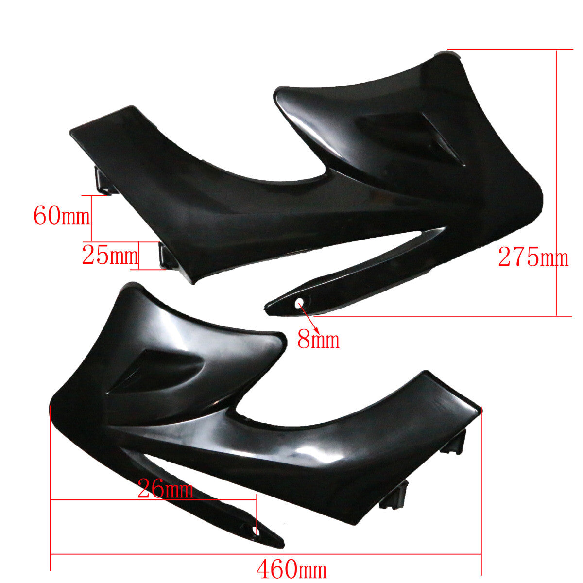 Apollo Orion Plastic Mudguard Kit for Dirt Pit Bikes 110cc, 125cc, 250cc RFZ Atomik