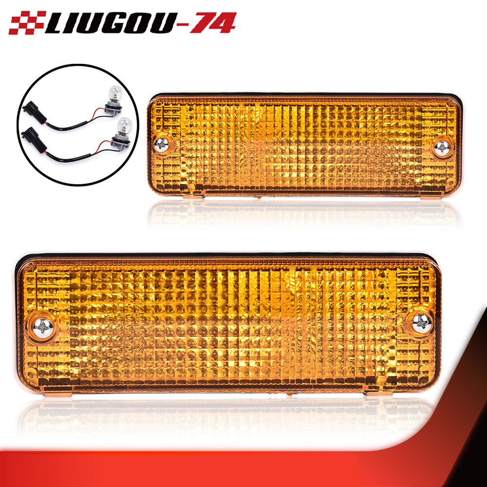 Suitable for 84-88 for Toyota pickup trucks, plastic lenses, left and right sets, 2-turn signal lights.