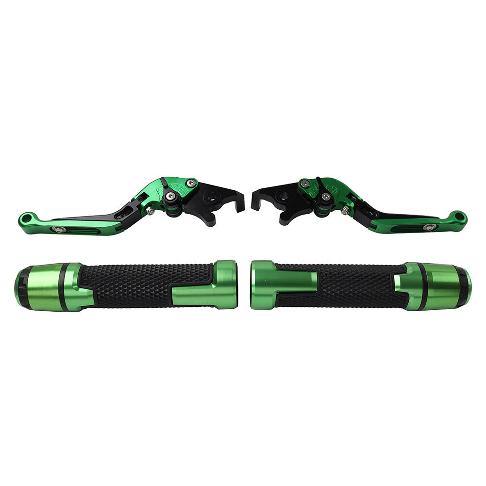 Folding Extendable Brake Clutch Levers Handlebar Grip Kit for BMW S1000R S1000RR