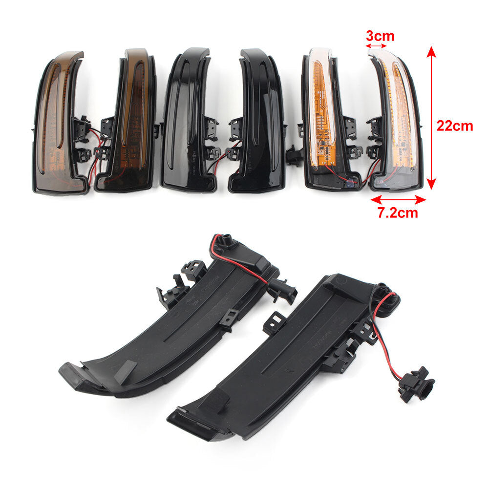 LED Side Mirror Sequential Turn Signal Light for Mercedes-Benz A/B/C/E/S/CL/GLA