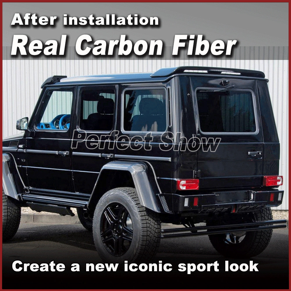 Fit for Mercedes-Benz W463 G550 G63 Real Carbon Rear Roof Spoiler Wing Lip