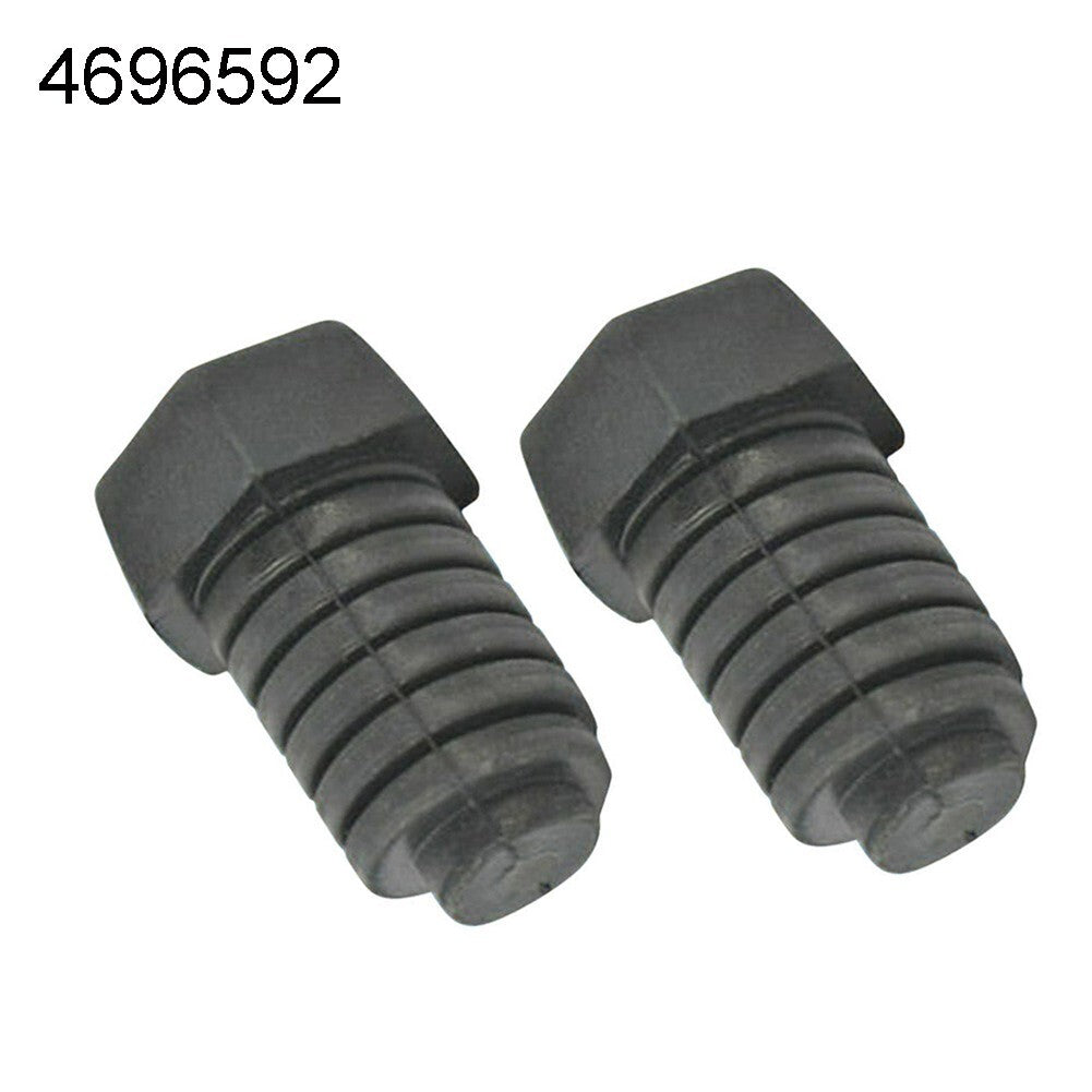 2x Hood Stop Bumper Adjuster 4696592 for Jeep for Dodge for Chrysler for Ram