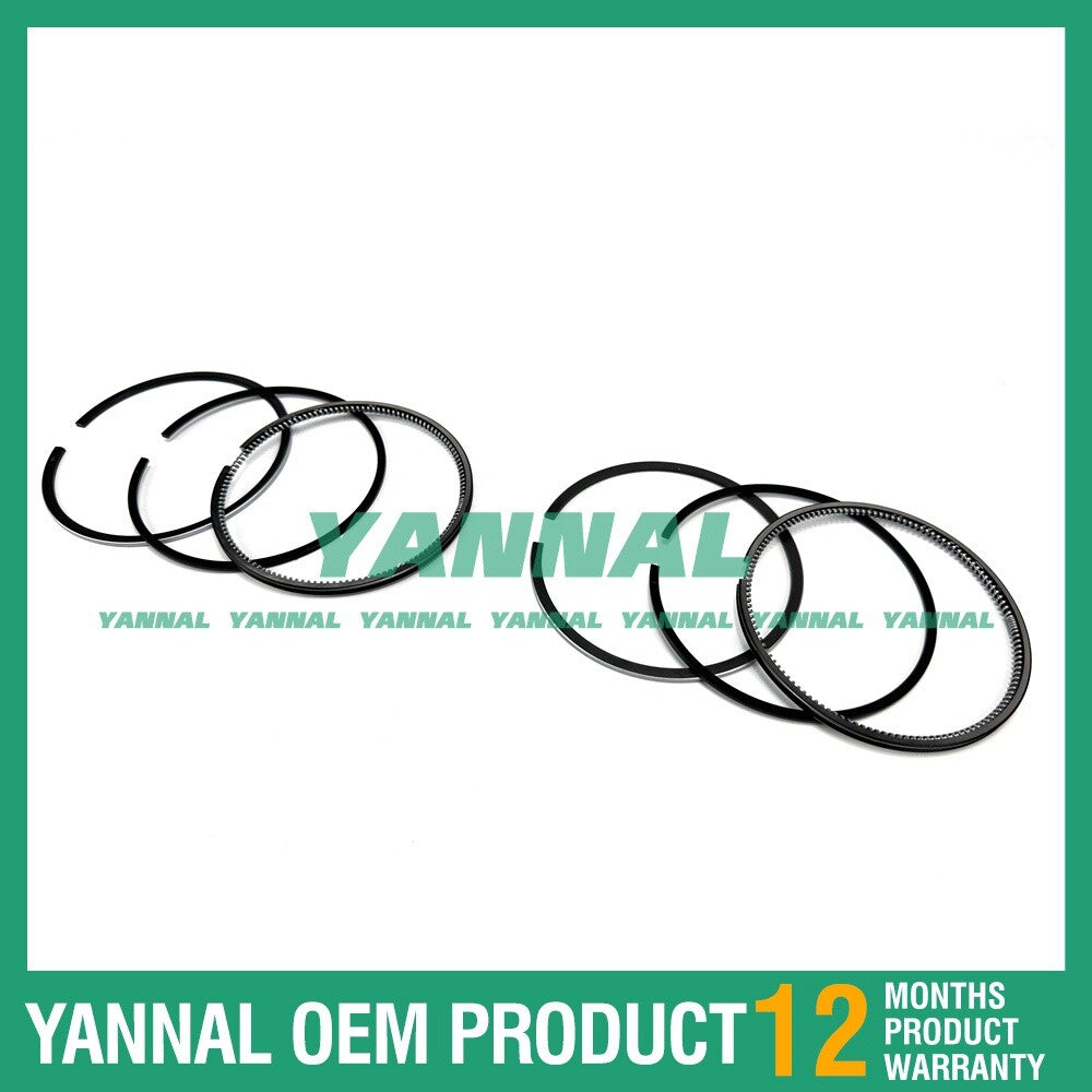 2 new L2E Piston Ring Kits STD for Mitsubishi MT372 Tractors