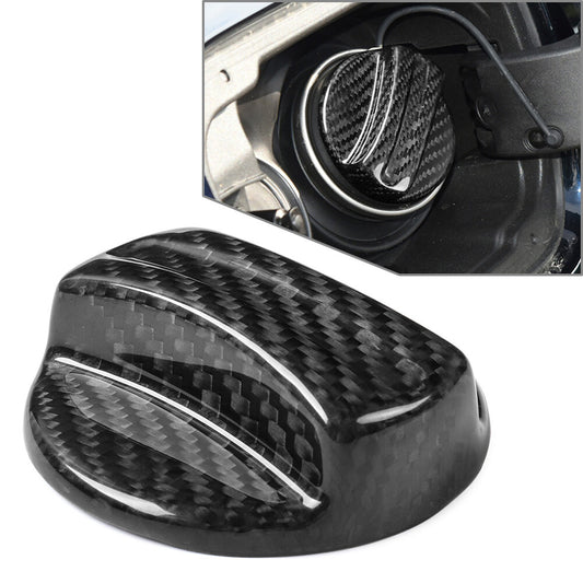 Fuel Tank Oil Gas Cap Cover 1PC for BMW All Models Carbon Fiber Black