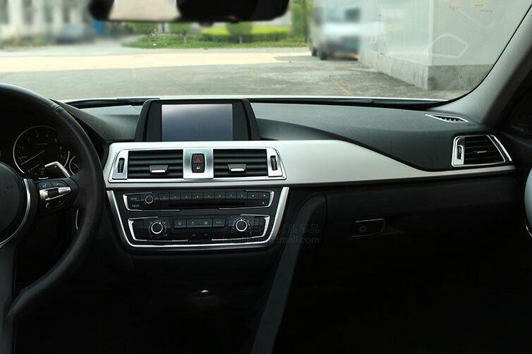 For 2013-2019 for BMW 3 4 Series GT ABS Silver Central Console Air Outlet Vent Trim