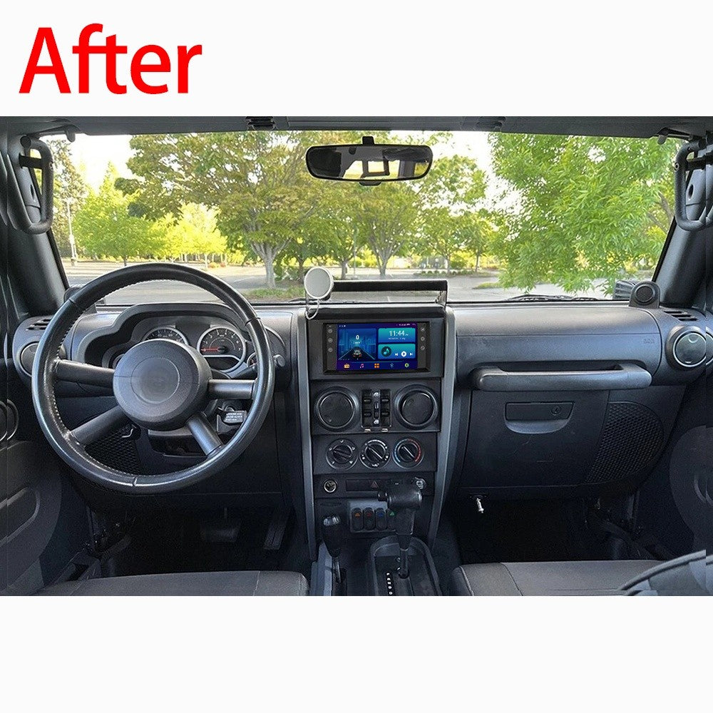 for Jeep for Wrangler / for Jeep 2007-2015 Stereo Android Carplay Car Radio Screen BT GPS
