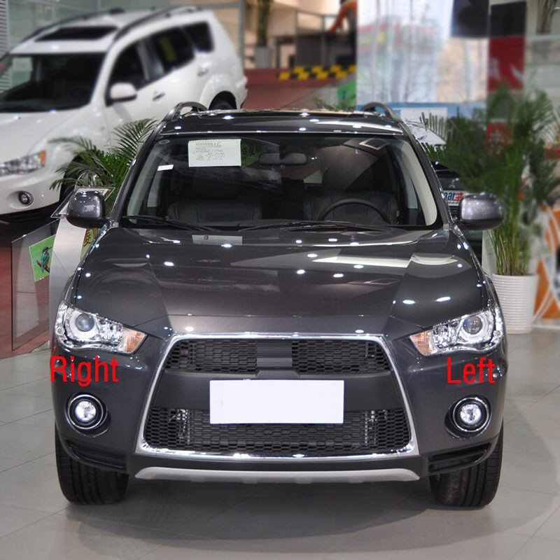for Mitsubishi Outlander 2010-2012 ABS Chrome Front Right Bumper Fog Lamp Cover
