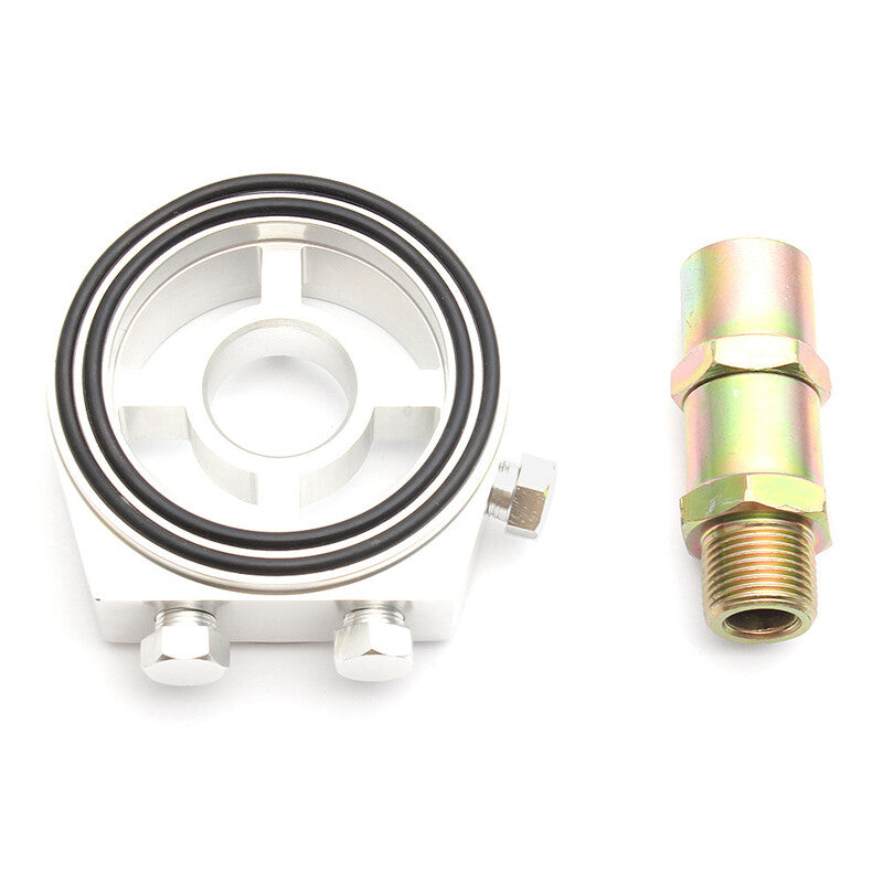 Universal Car Oil Filter Cooler Sandwich Plate Adapter 1/8 NPT M20x1.5 3/4-16UNF