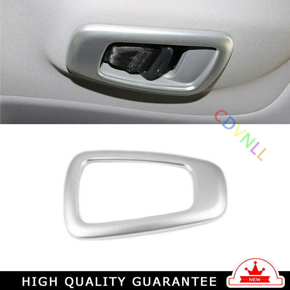 Back Row for Seat Belt Frame Trim Fit for Honda CRV CR-V 2017-2021 Matte Silver ABS