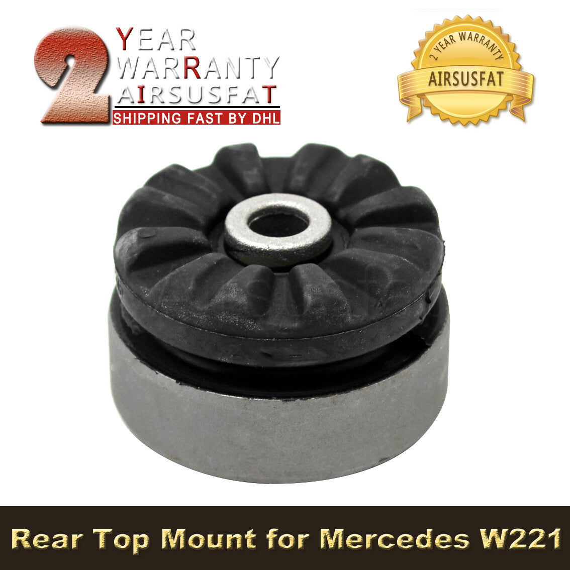 Rear Top Mount for Mercedes S-Class W221 Air Suspension Shock 2213202113 New