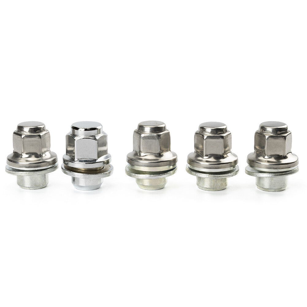 5X Stainless Steel Lug Nuts for Jaguar S-Type X-Type XJ XF 1999-2011 C2C35294010