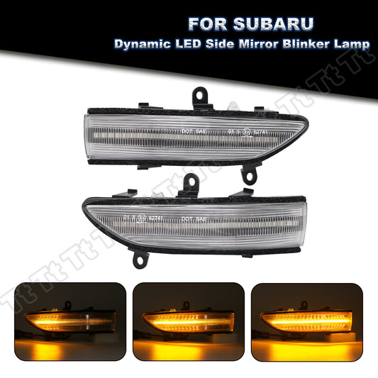 Sequential LED side mirror turn signals for Subaru Impreza WRX STI Forester
