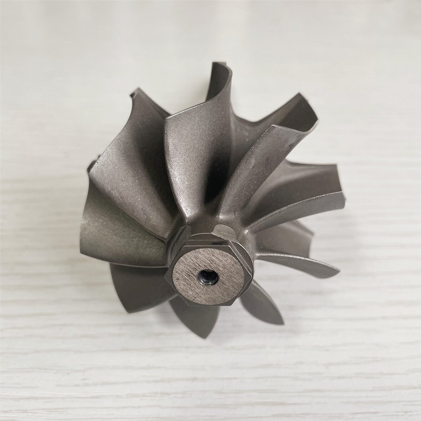 GT3584RS Reverse 9-blade 62.35/68.00 mm ball bearing turbine shaft wheel