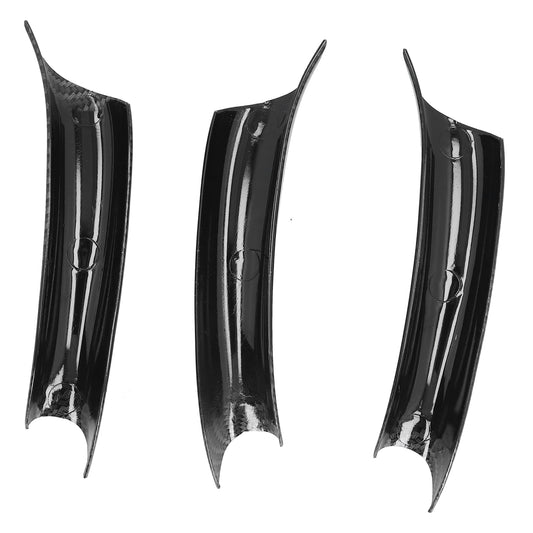 3PCS New Interior Door Handle Cover Carbon Fiber Style For X5 X6 F15 F16 F85 F86