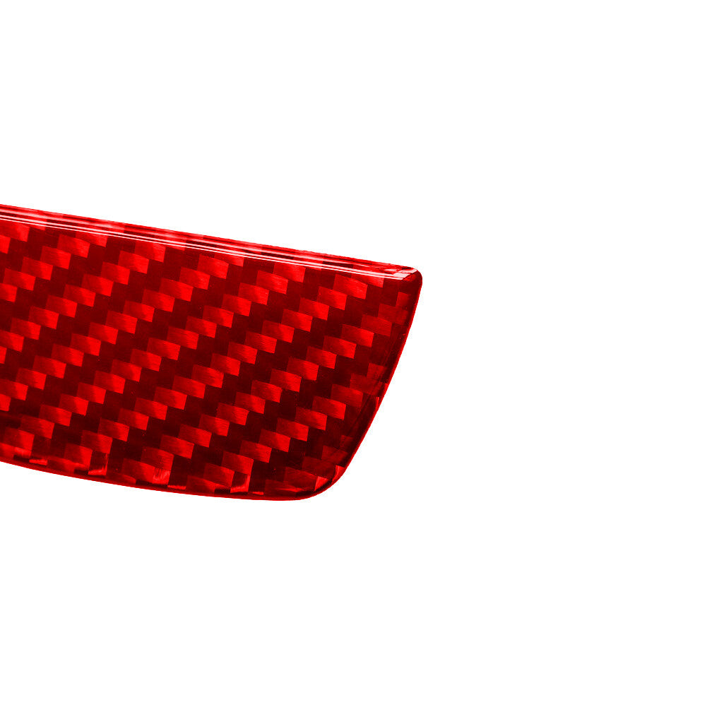 Red carbon fiber door handle trim for Jeep for Wrangler JL 2018+ gladiator 2020+