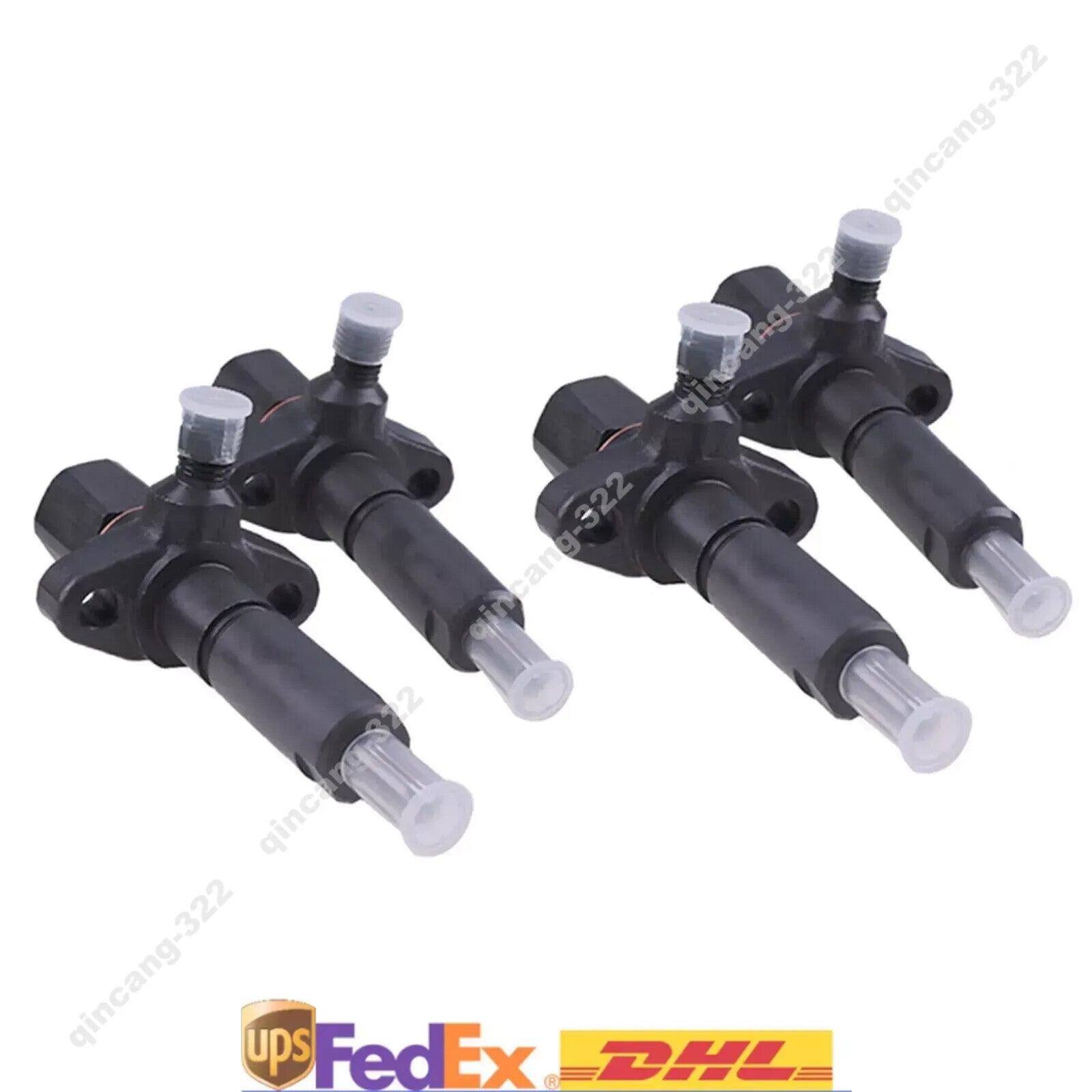 4PCS Fuel Injector 2645664 Fit For Perkins 4.236 4.248 Series Engine