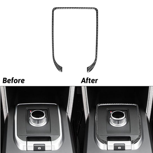 Carbon Fiber Shifter Console Frame Trim for Land Rover Discovery Sport 2015-2019