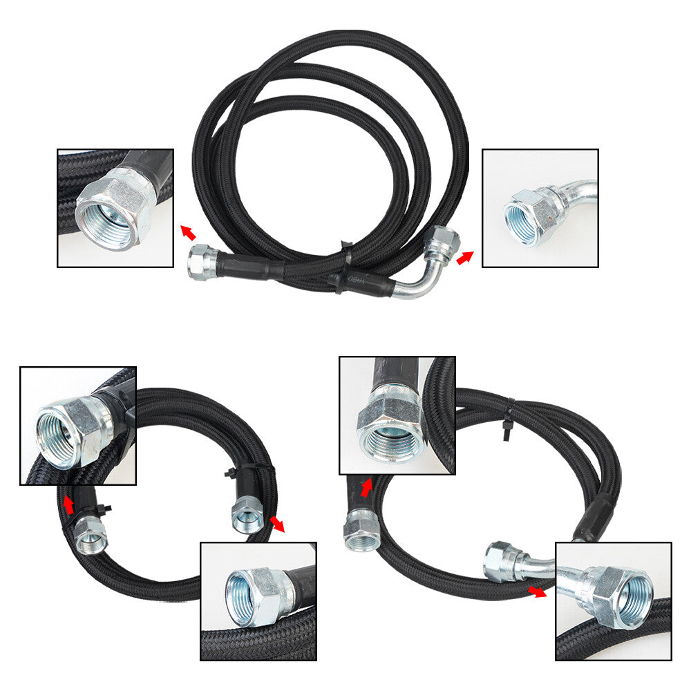 Transmission cooler hose cable kit for 2003-2007 for Dodge for Ram 2500 3500 5.9L 48RE