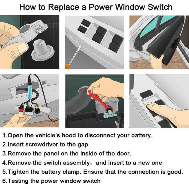 Fits for BMW E90 318i 320i 325i 335i 330i Master Power Window Switch Driver Side