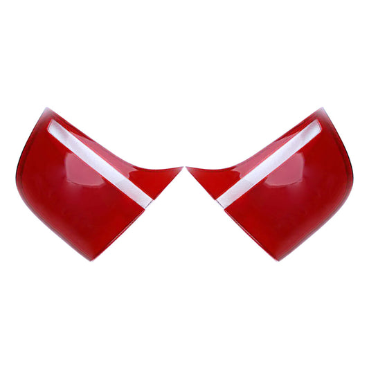 2Pcs Left+Right Inner Side Red Tail Light Lens Cover For X6 X6M E71 2008-2014