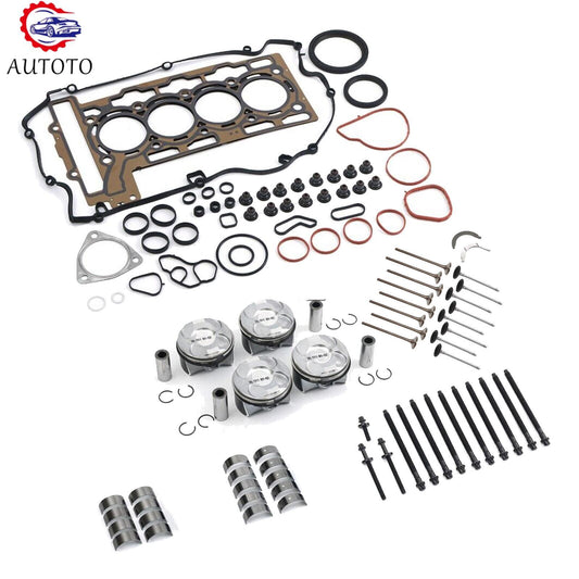 Engine Overhaul Kit - Intake Valves 11347585901 PISTON RING 11257601181 for BMW