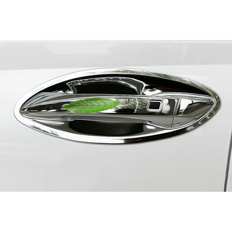 for Hyundai Sonata 2020-2023 Chrome Steel Door Handle Cover+Cup Bowl Combo Trim