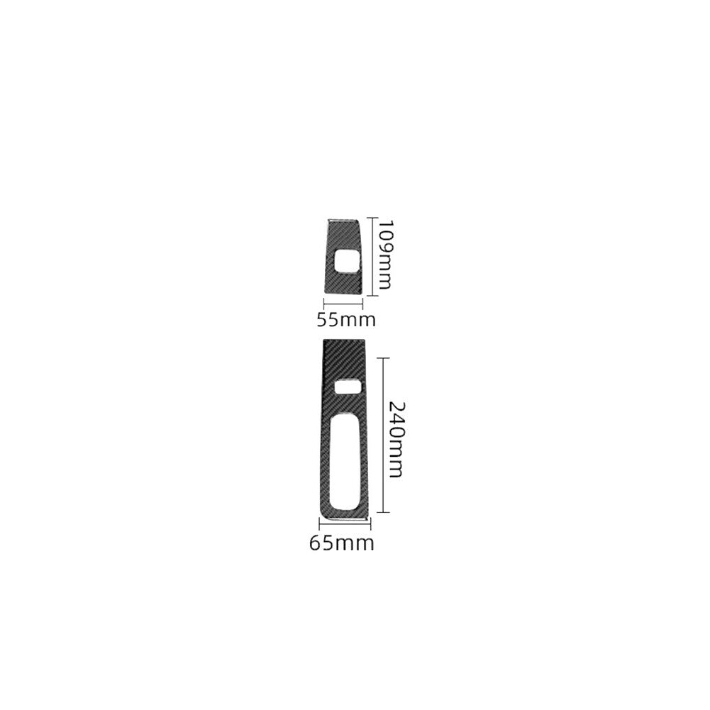 Carbon Fiber Driver Side Door Control Cover For Colorado 2004-12/ for Canyon 2005-12