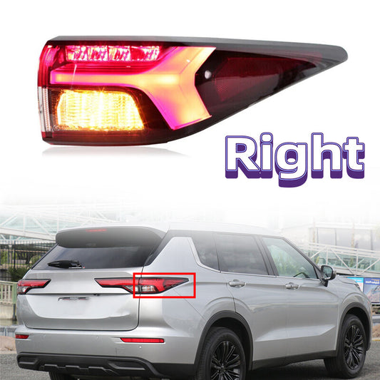 Right for Mitsubishi Outlander 2022 2023 Outer Rear LED TailLight Brake Lamp