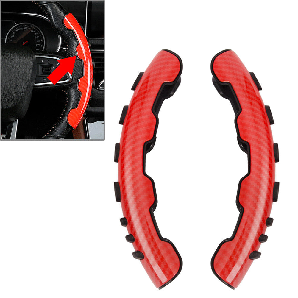 Red anti-slip steering wheel turbocharger cover suitable for Honda for Civic , Accord, and CRV.