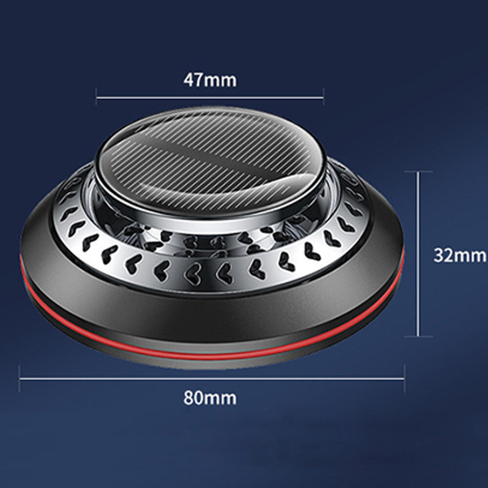 360¡ã Rotating Solar Powered Car Aromatherapy Perfume Air Freshener Air Purifier