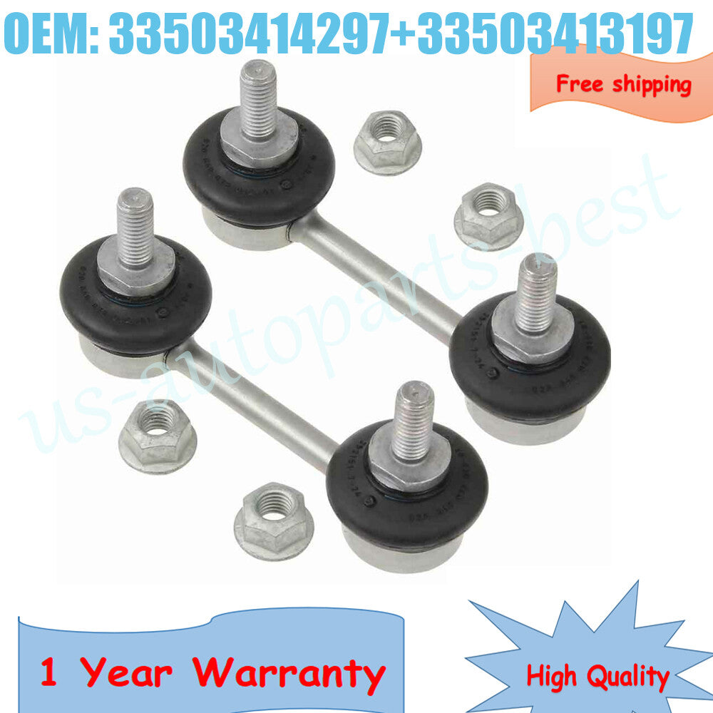 1 Pair Rear Left+Right Sway Stabilizer Bar Link for BMW 04-10 X3 33503414297
