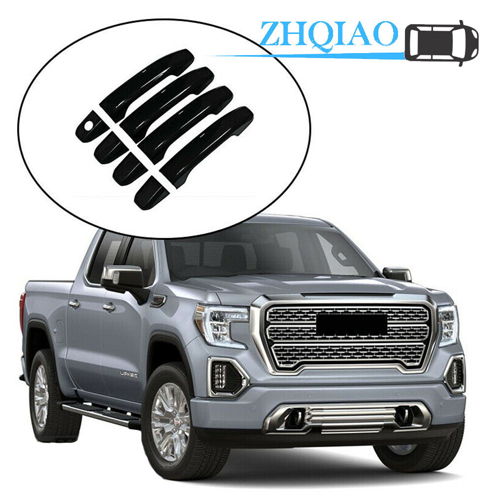 Black Door Handle Covers Trim Fits for Chevrolet Tahoe 2014-2020