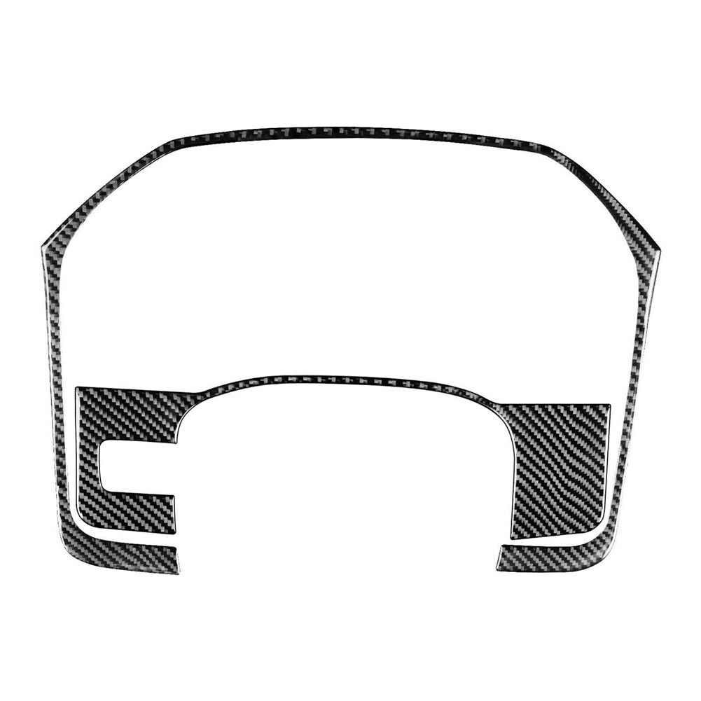 2Pcs Carbon Fiber Speedometer Surround Trim For Silverado for GMC for SIERRA 2014-2018