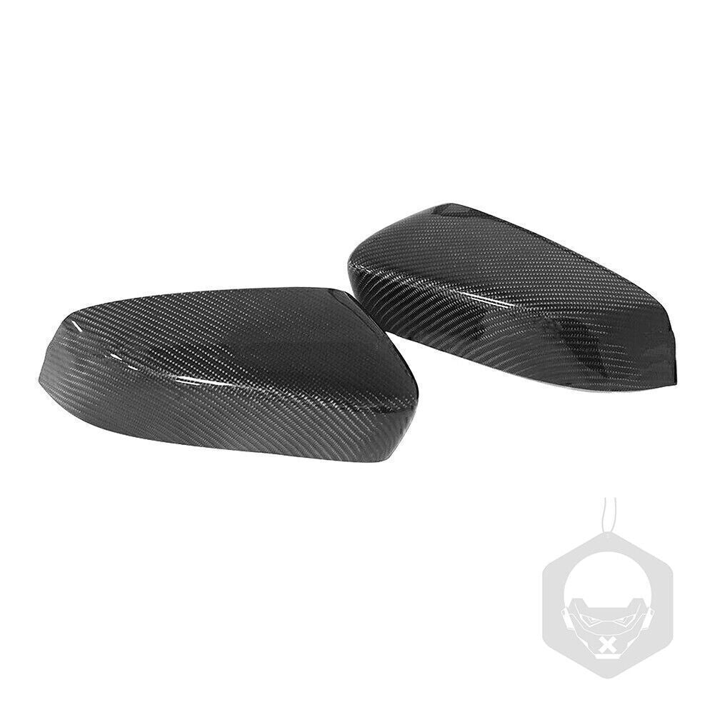 Carbon Fiber Rearview Mirror Cover Caps Fit for Ford for Mustang GT/Coupe 2009 - 2013