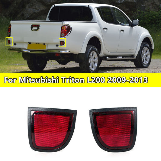 for Mitsubishi Triton L200 2009 2010 2011-2013 Rear Reflector Tail Lights 1Pair