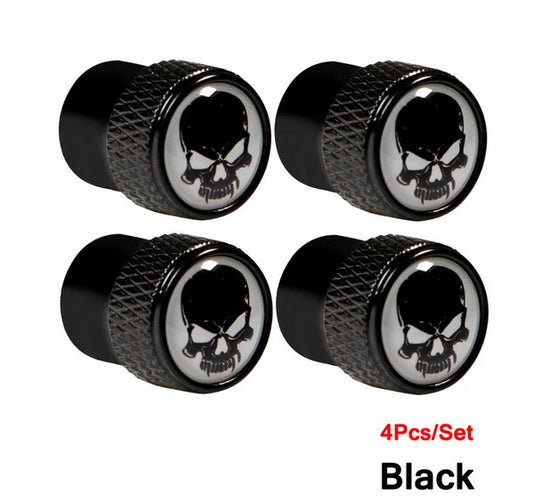 4-piece car tire valve cover rod air dust cover dustproof red rocket for BMW