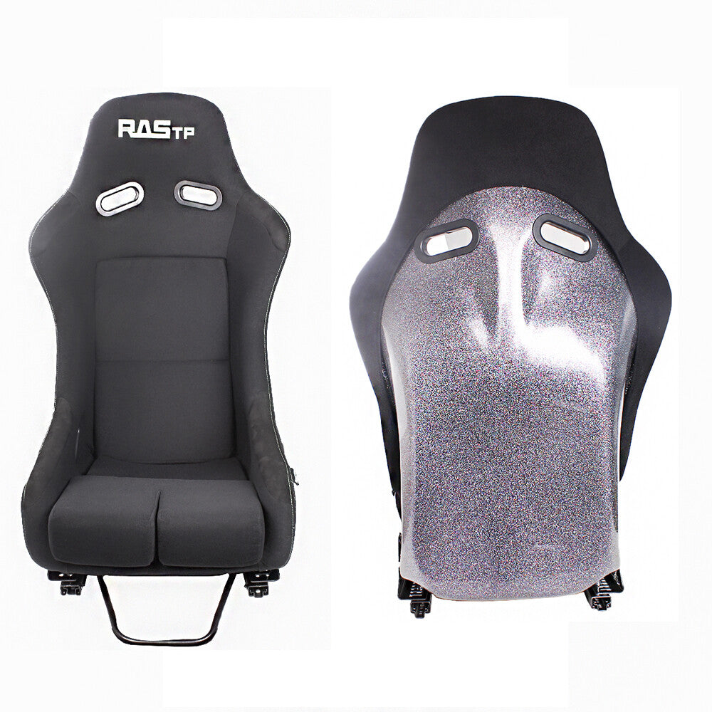 1PCS Pearlized Back Universal Adjustable Black Bucket Racing Seats  Slider Kit