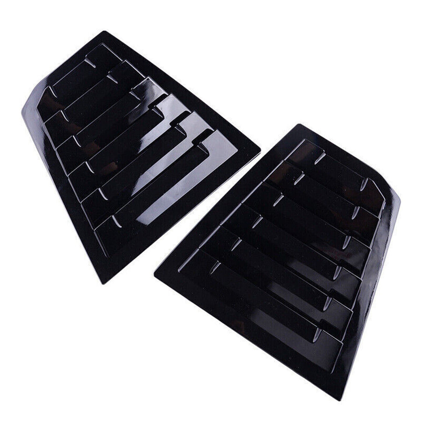 Gloss Black Side Window Quarter Louver Cover Trim For 2016-2019 for Chevrolet Cruzyh