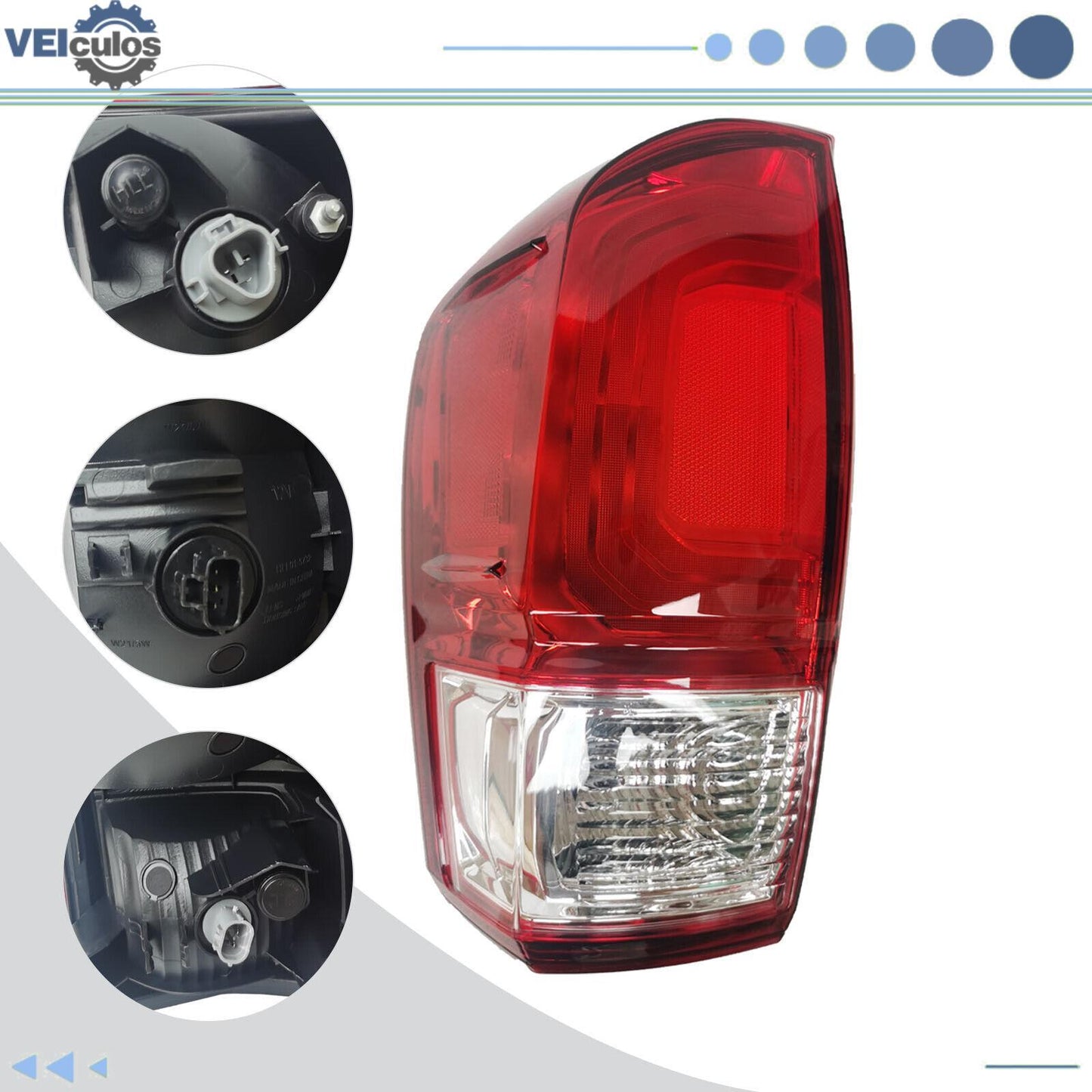 Driver Left Side Brake Lamp Tail Light For 2016-2021 for Toyota Tacoma TO2800197
