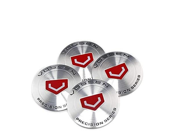 4x65mm Silver Red Wheel Stickers, Rim Stickers, Edge Stickers, Vossen