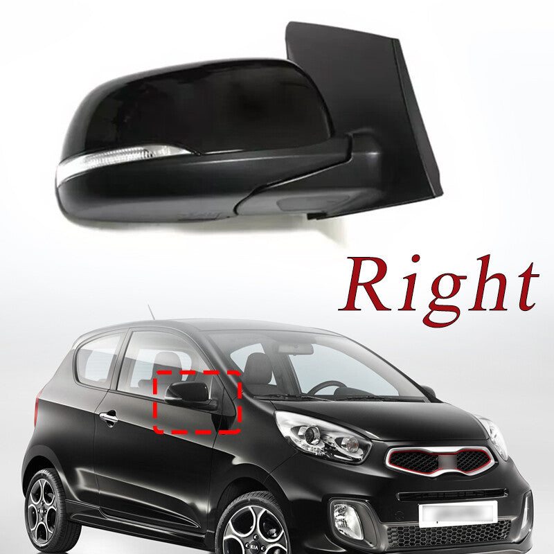 8-inch rearview mirror assembly for Kia Picanto 2012-2016 vehicles.