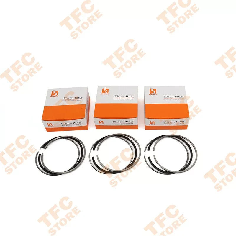 New 3 Set Piston Ring STD For Yanmar 3TNV70 Engine 70mm1.5HK+1.5+3