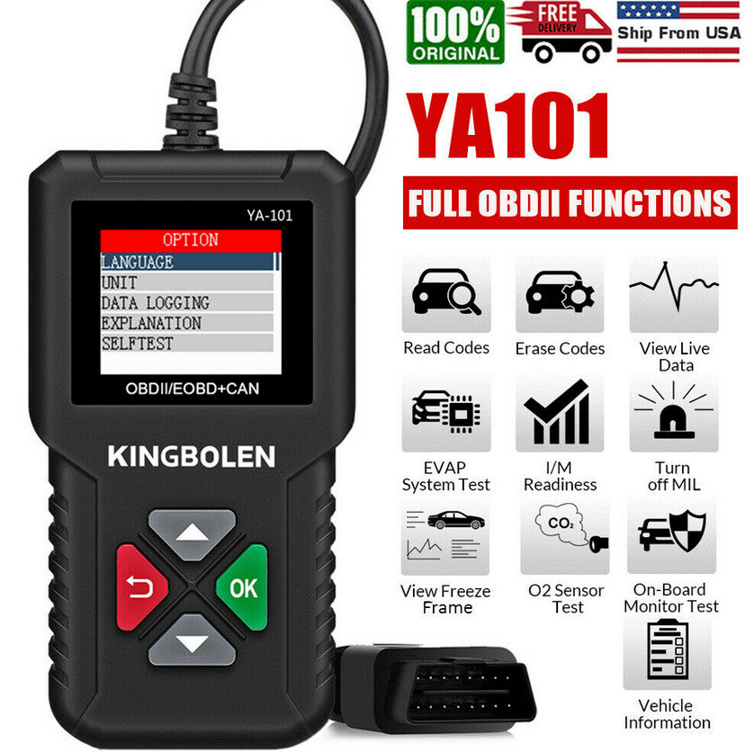 YA101 Automotive Diagnostic Tool OBD2 Scanner Code Reader Engine Fault Diagnosis Applicable to for Nissan