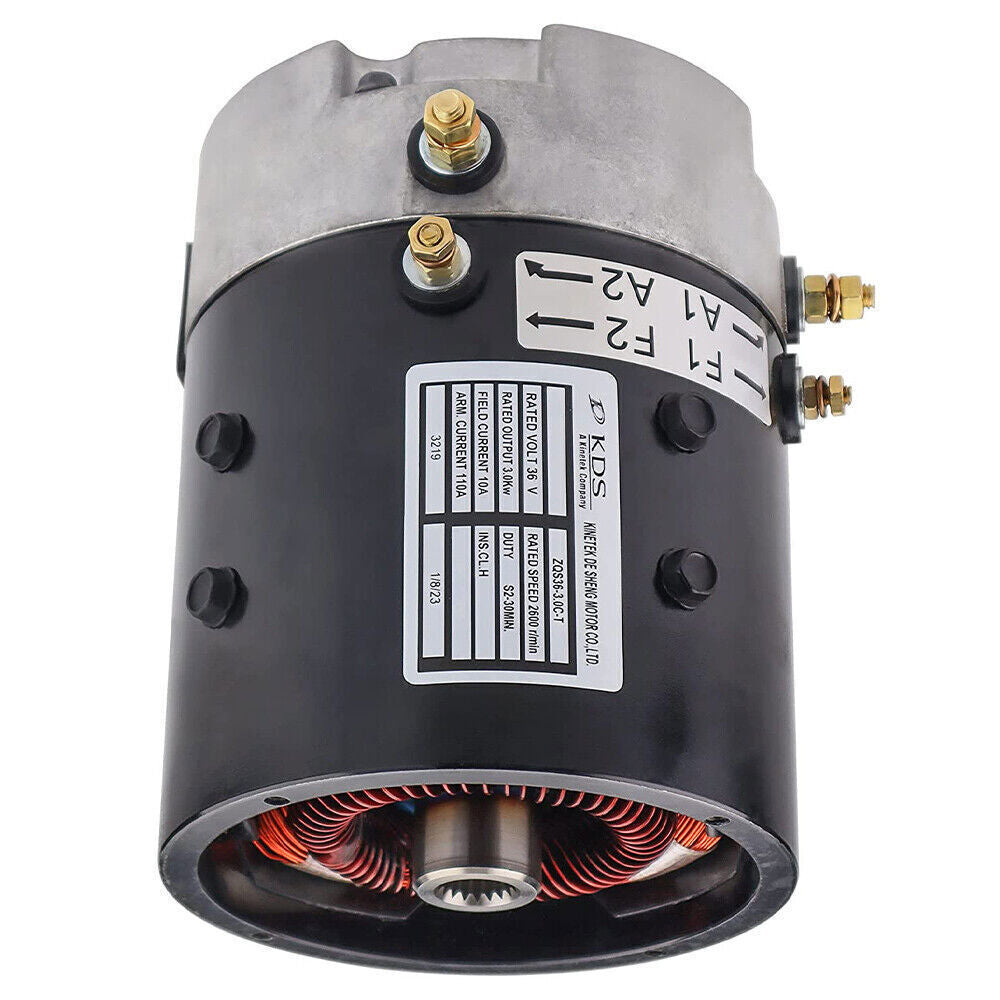 Independent, high-performance electric motor for EZGO TXT 2000-up 36-volt PDS for golf cart - new.