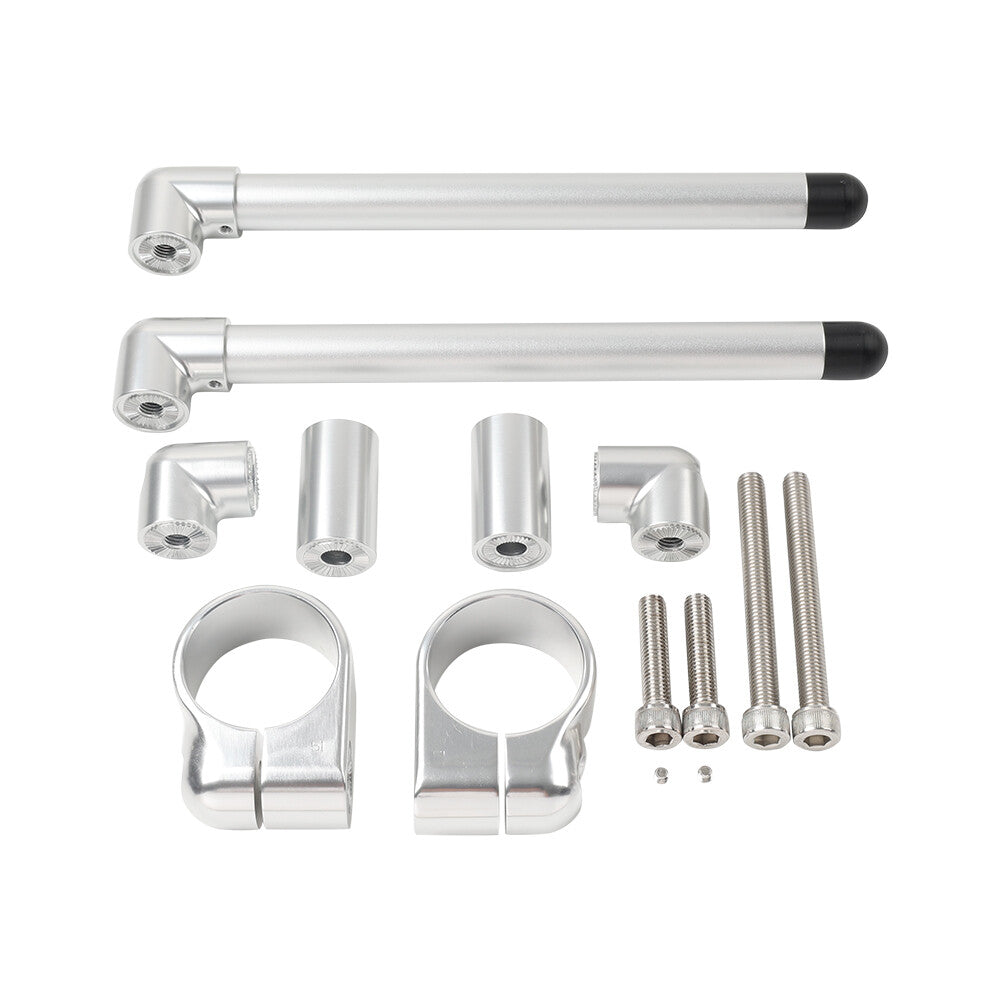 51MM Cafe Racer Bars 7/8 Universal Clip-On Handlebar Fork Tube Motorcycle