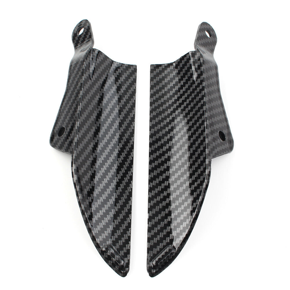 Front Headlight Side Fairing Left  Right Carbon Fiber Fit Daytona 675 2006-2012