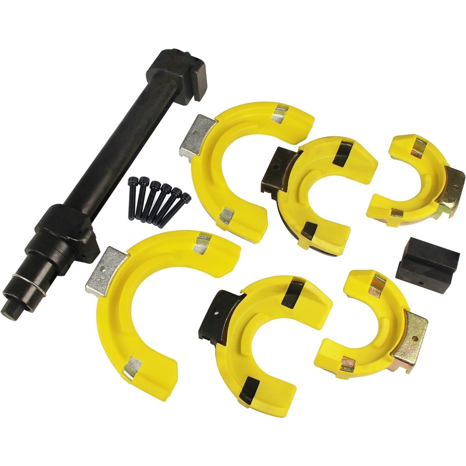Macpherson Strut Spring Compressor Kit with Interchangeable Fork Support Coil Extractor